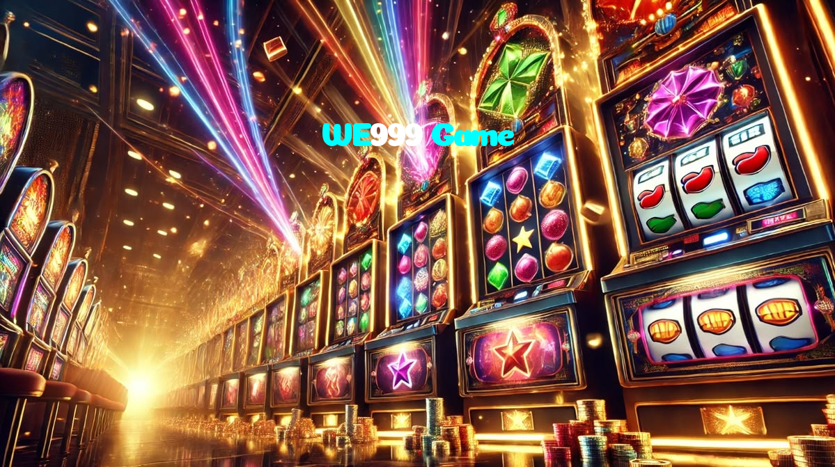 WE999 Game casino presented on mobile device in Pakistan with slots and live games